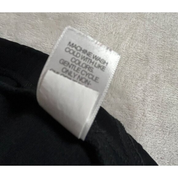 J. Jill Womens Black Slim Leg Ponte Ankle Pants Large Mid-Rise Pull-On Knit - Picture 5 of 10